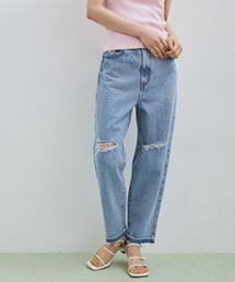NEEDBY heritage | 【NEEDBY】LISA DAMAGED LT BLUE(デニムパンツ)
