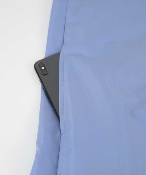 UR'S（ユアーズ）の「バンドカラーフレアロングワンピース（シャツワンピース・レディース・ネイビー/グレー系その他/ブルー/グリーン系その他・L/M/S）」の18枚目の写真