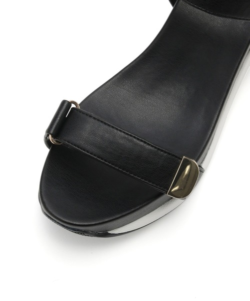 ROPE' PICNIC（ロペピクニック）の「ウェッジソールスニーカーサンダル（サンダル・レディース・ブラック/ベージュ/シルバー・L/M/S）」の13枚目の写真