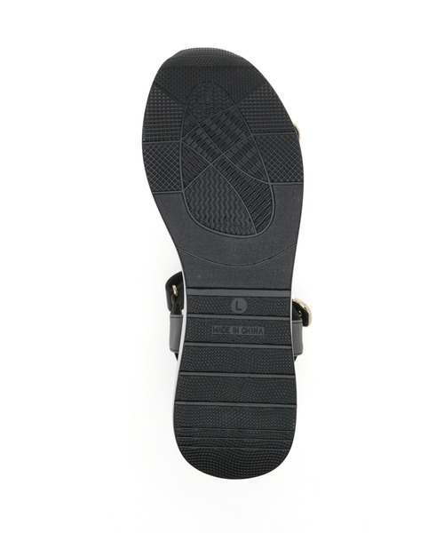 ROPE' PICNIC（ロペピクニック）の「ウェッジソールスニーカーサンダル（サンダル・レディース・ブラック/ベージュ/シルバー・L/M/S）」の10枚目の写真