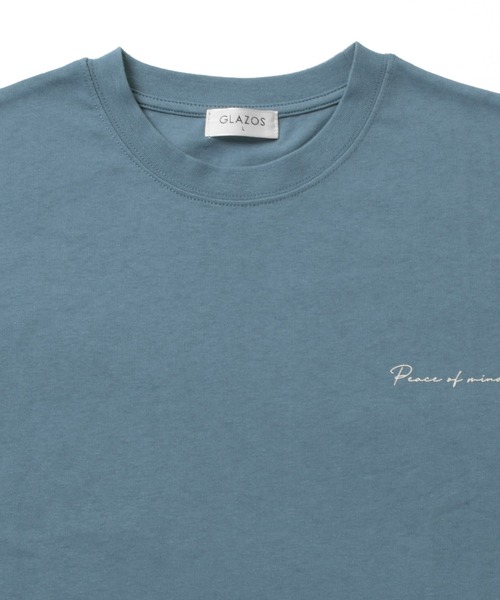 GLAZOS(グラソス)の「【接触冷感】ワンポイントロゴ裾レイヤード半袖Tシャツ(Tシャツ/カットソー・キッズ・ブラウン/ブルーグリーン/ホワイト/ブルー/ブラック/ライトブルー・150cm/170cm/140cm/160cm)」の20枚目の写真