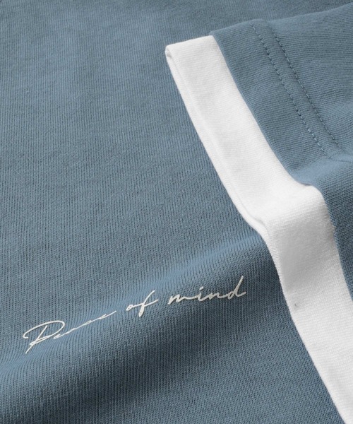 GLAZOS(グラソス)の「【接触冷感】ワンポイントロゴ裾レイヤード半袖Tシャツ(Tシャツ/カットソー・キッズ・ブラウン/ブルーグリーン/ホワイト/ブルー/ブラック/ライトブルー・150cm/170cm/140cm/160cm)」の11枚目の写真