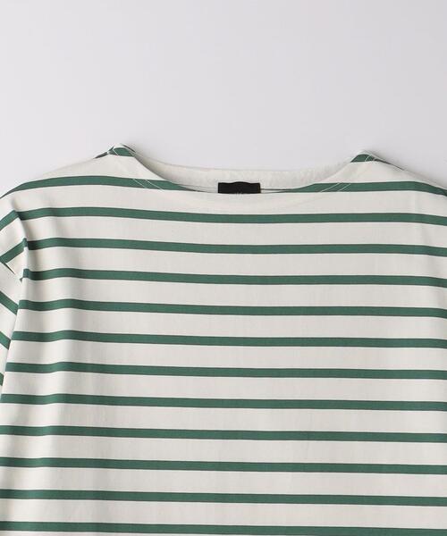 green label relaxing（グリーンレーベルリラクシング）の「GIZA バスクボーダー Tシャツ（Tシャツ/カットソー・メンズ・ライトブルー/ケリー/ネイビー・M/L/XL/S）」の19枚目の写真