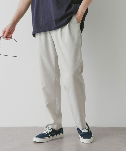 URBAN RESEARCH DOORS(アーバンリサーチドアーズ)の「『吸水速乾』リネンライクイージーパンツ(その他パンツ・メンズ・ブラウン/ブルー系その他/オリーブ/オフホワイト/ブラック/チャコールグレー・SMALL/MEDIUM/LARGE)」の7枚目の写真