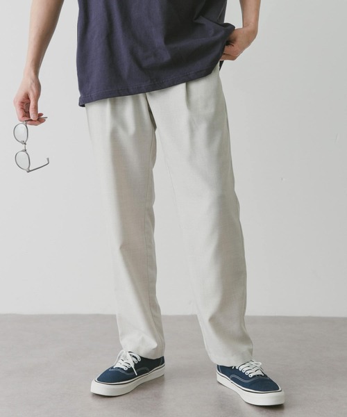 URBAN RESEARCH DOORS(アーバンリサーチドアーズ)の「『吸水速乾』リネンライクイージーパンツ(その他パンツ・メンズ・ブラウン/ブルー系その他/オリーブ/オフホワイト/ブラック/チャコールグレー・SMALL/MEDIUM/LARGE)」の8枚目の写真