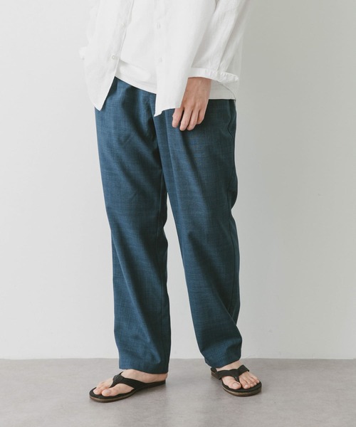 URBAN RESEARCH DOORS(アーバンリサーチドアーズ)の「『吸水速乾』リネンライクイージーパンツ(その他パンツ・メンズ・ブラウン/ブルー系その他/オリーブ/オフホワイト/ブラック/チャコールグレー・SMALL/MEDIUM/LARGE)」の13枚目の写真