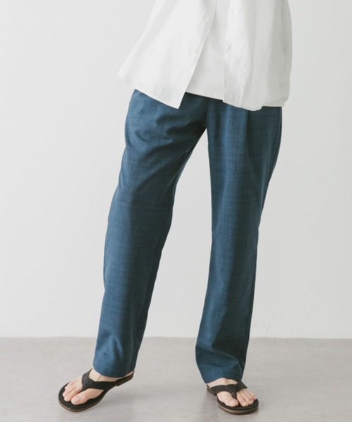 URBAN RESEARCH DOORS(アーバンリサーチドアーズ)の「『吸水速乾』リネンライクイージーパンツ(その他パンツ・メンズ・ブラウン/ブルー系その他/オリーブ/オフホワイト/ブラック/チャコールグレー・SMALL/MEDIUM/LARGE)」の14枚目の写真