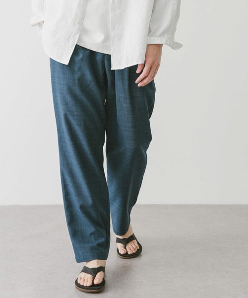 URBAN RESEARCH DOORS(アーバンリサーチドアーズ)の「『吸水速乾』リネンライクイージーパンツ(その他パンツ・メンズ・ブラウン/ブルー系その他/オリーブ/オフホワイト/ブラック/チャコールグレー・SMALL/MEDIUM/LARGE)」の15枚目の写真