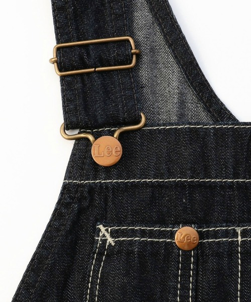 Lee（リー）の「Lee/リー【80-120cm】ベビー 本格的デニムオーバーオール １年中使えるサロペット（サロペット/オーバーオール・キッズ・インディゴブルー/ダークインディゴブルー/ブラック/ストライプ/アイボリー/ブルー・80/100/110/90/120）」の7枚目の写真