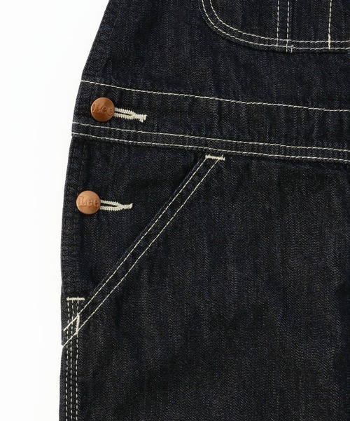 Lee（リー）の「Lee/リー【80-120cm】ベビー 本格的デニムオーバーオール １年中使えるサロペット（サロペット/オーバーオール・キッズ・インディゴブルー/ダークインディゴブルー/ブラック/ストライプ/アイボリー/ブルー・80/100/110/90/120）」の8枚目の写真