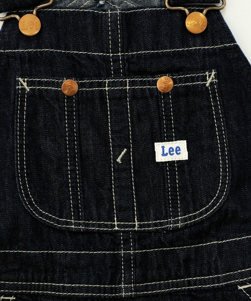 Lee（リー）の「Lee/リー【80-120cm】ベビー 本格的デニムオーバーオール １年中使えるサロペット（サロペット/オーバーオール・キッズ・インディゴブルー/ダークインディゴブルー/ブラック/ストライプ/アイボリー/ブルー・80/100/110/90/120）」の12枚目の写真