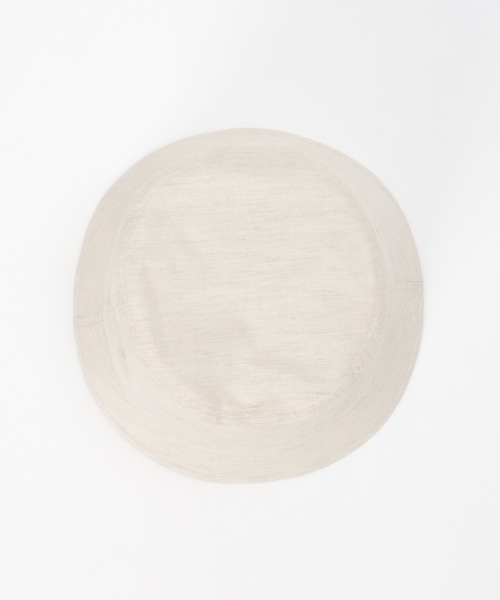 ikka（イッカ）の「綿麻バケットハット（ハット・メンズ・ライトベージュ/オフホワイト/ブラック・FREE）」の11枚目の写真