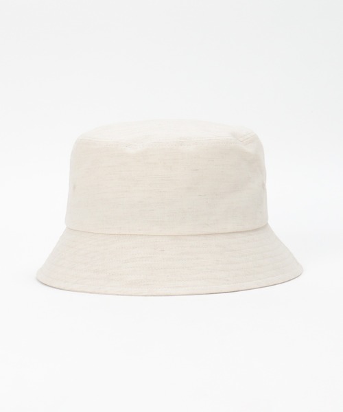 ikka（イッカ）の「綿麻バケットハット（ハット・メンズ・ライトベージュ/オフホワイト/ブラック・FREE）」の5枚目の写真