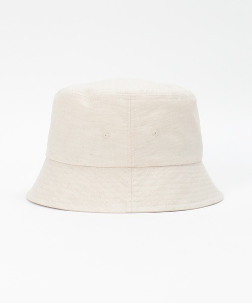ikka（イッカ）の「綿麻バケットハット（ハット・メンズ・ライトベージュ/オフホワイト/ブラック・FREE）」の6枚目の写真