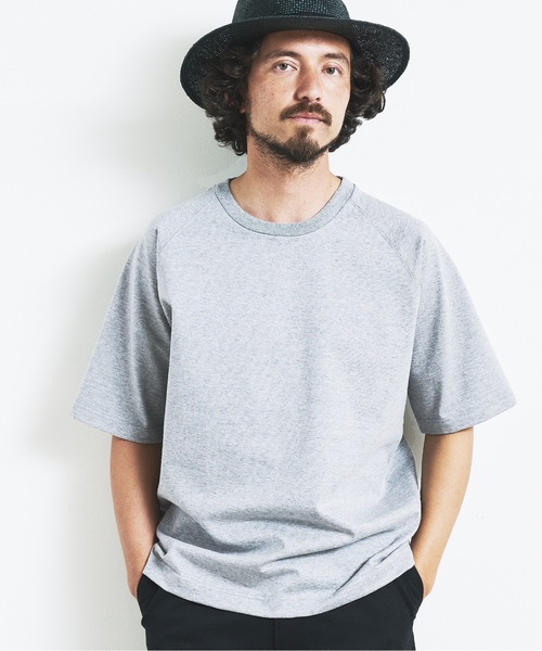 Magine(マージン)の「HEAVY CTN RAGLAN C/N TEE S/S:ヘビーコットン ラグランスリーブ クルーネック 半袖 TEE(Tシャツ/カットソー・メンズ・ブラック/チャコールグレー/グレー/ネイビー/ホワイト・44/46/48)」の19枚目の写真