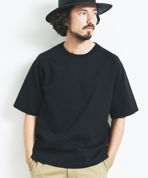 Magine(マージン)の「HEAVY CTN RAGLAN C/N TEE S/S:ヘビーコットン ラグランスリーブ クルーネック 半袖 TEE(Tシャツ/カットソー・メンズ・ブラック/チャコールグレー/グレー/ネイビー/ホワイト・44/46/48)」の9枚目の写真