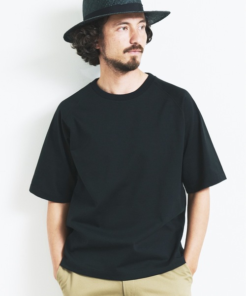 Magine(マージン)の「HEAVY CTN RAGLAN C/N TEE S/S:ヘビーコットン ラグランスリーブ クルーネック 半袖 TEE(Tシャツ/カットソー・メンズ・ブラック/チャコールグレー/グレー/ネイビー/ホワイト・44/46/48)」の11枚目の写真