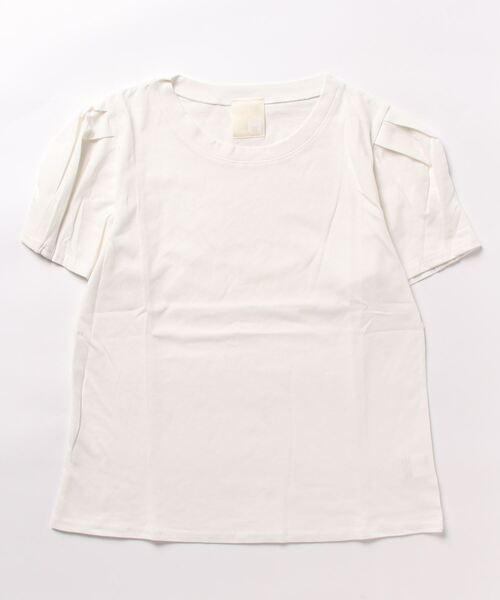 H.TOKYO(エイチトウキョウ)の「パフスリーブカットソー(Tシャツ/カットソー・レディース・ブラック/ホワイト/イエロー・FREE)」の12枚目の写真