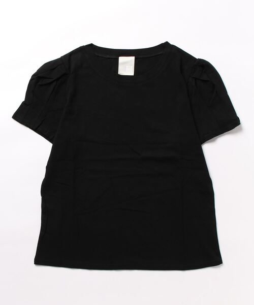 H.TOKYO(エイチトウキョウ)の「パフスリーブカットソー(Tシャツ/カットソー・レディース・ブラック/ホワイト/イエロー・FREE)」の4枚目の写真