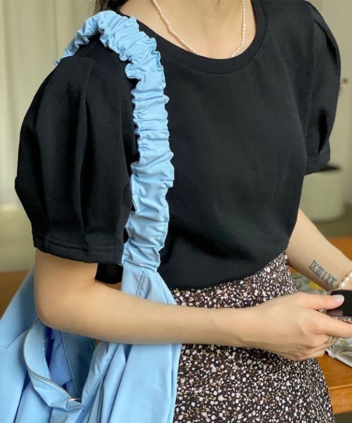 H.TOKYO(エイチトウキョウ)の「パフスリーブカットソー(Tシャツ/カットソー・レディース・ブラック/ホワイト/イエロー・FREE)」の22枚目の写真