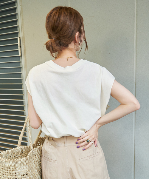ロゴノースリーブTシャツ（Tシャツ/カットソー）｜B.C STOCK