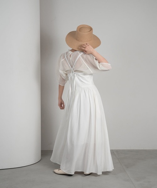 Amiur（エミレ）の「wide brim straw hat（ハット・レディース・ベージュ/ブラック・FREE）」の5枚目の写真