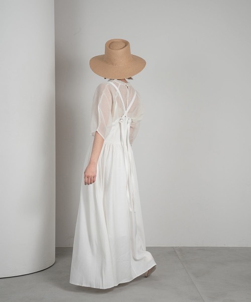 Amiur（エミレ）の「wide brim straw hat（ハット・レディース・ベージュ/ブラック・FREE）」の6枚目の写真