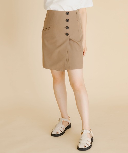 HEYUMM（ヘユム）の「ハイウエストスカショーパン（その他パンツ・レディース・モカ/ライトベージュ/ブラック・SMALL/MEDIUM）」の19枚目の写真