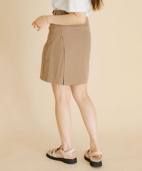 HEYUMM（ヘユム）の「ハイウエストスカショーパン（その他パンツ・レディース・モカ/ライトベージュ/ブラック・SMALL/MEDIUM）」の4枚目の写真