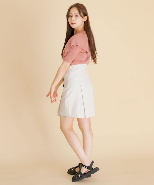 HEYUMM（ヘユム）の「ハイウエストスカショーパン（その他パンツ・レディース・モカ/ライトベージュ/ブラック・SMALL/MEDIUM）」の20枚目の写真