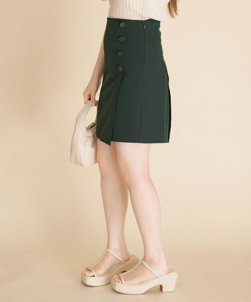 HEYUMM（ヘユム）の「ハイウエストスカショーパン（その他パンツ・レディース・モカ/ライトベージュ/ブラック・SMALL/MEDIUM）」の9枚目の写真