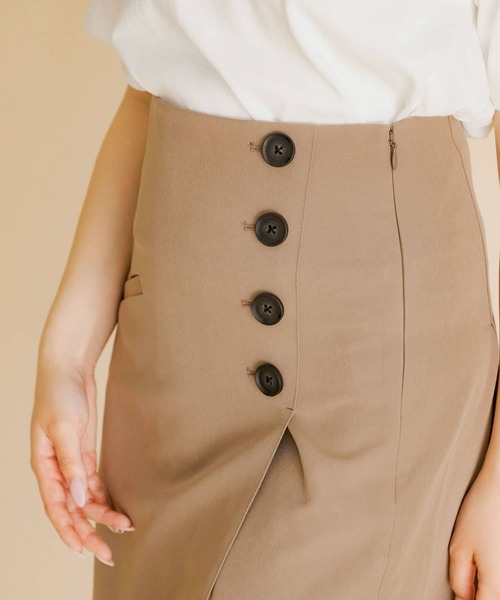 HEYUMM（ヘユム）の「ハイウエストスカショーパン（その他パンツ・レディース・モカ/ライトベージュ/ブラック・SMALL/MEDIUM）」の10枚目の写真