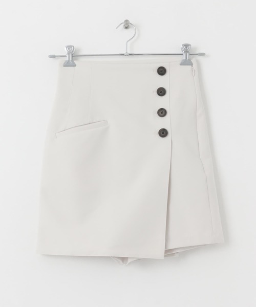 HEYUMM（ヘユム）の「ハイウエストスカショーパン（その他パンツ・レディース・モカ/ライトベージュ/ブラック・SMALL/MEDIUM）」の18枚目の写真