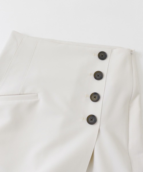 HEYUMM（ヘユム）の「ハイウエストスカショーパン（その他パンツ・レディース・モカ/ライトベージュ/ブラック・SMALL/MEDIUM）」の15枚目の写真