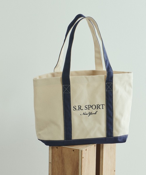 SPORTY&RICH(スポーティアンドリッチ)の「【Sporty&Rich】トートバッグ(トートバッグ・レディース・オフホワイト・FREE)」の1枚目の写真