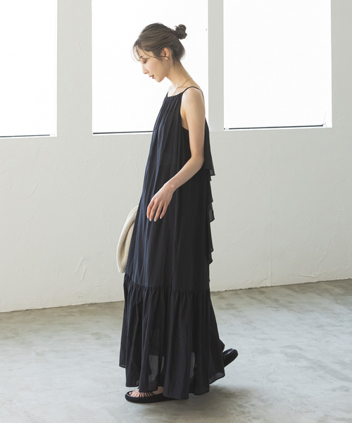 noble フリルキャミワンピース Noble（ノーブル）の「《予約》フリルキャミワンピース（）」 - WEAR