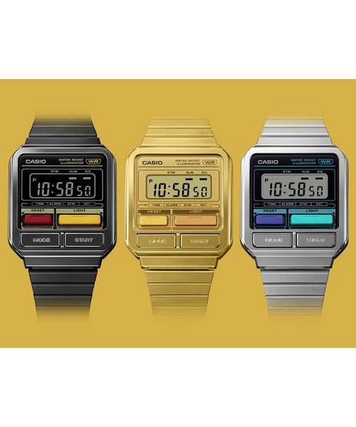 CASIO デジタル腕時計 2点セット　A120WE-1AJF、F-91W CASIO 国内正規品 カシオ A120WE-1AJF 腕時計 時計 ウォッチ