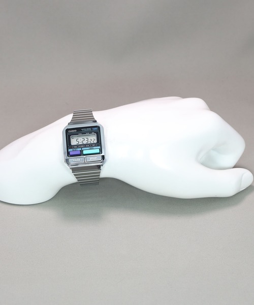 時計 CASIO A120WE-1AJF CASIO】カシオ クラシック A120WE-1AJF クオーツ シルバーの通販