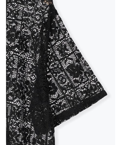 Samansa Mos2(サマンサ モスモス)の「レース羽織シャツ(シャツ/ブラウス・レディース・ブラック/キナリ・F)」の21枚目の写真