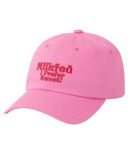 MILKFED.（ミルクフェド）の「I PREFER SWEET MILKFED. CAP（キャップ・レディース・ライトブルー/ブラック/ピンク・ONE SIZE）」の3枚目の写真