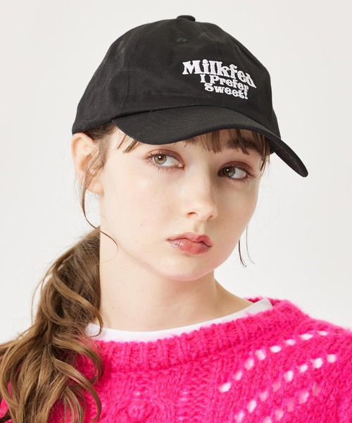 MILKFED.（ミルクフェド）の「I PREFER SWEET MILKFED. CAP（キャップ・レディース・ライトブルー/ブラック/ピンク・ONE SIZE）」の14枚目の写真