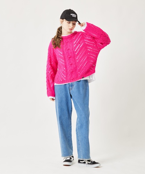 MILKFED.（ミルクフェド）の「I PREFER SWEET MILKFED. CAP（キャップ・レディース・ライトブルー/ブラック/ピンク・ONE SIZE）」の15枚目の写真