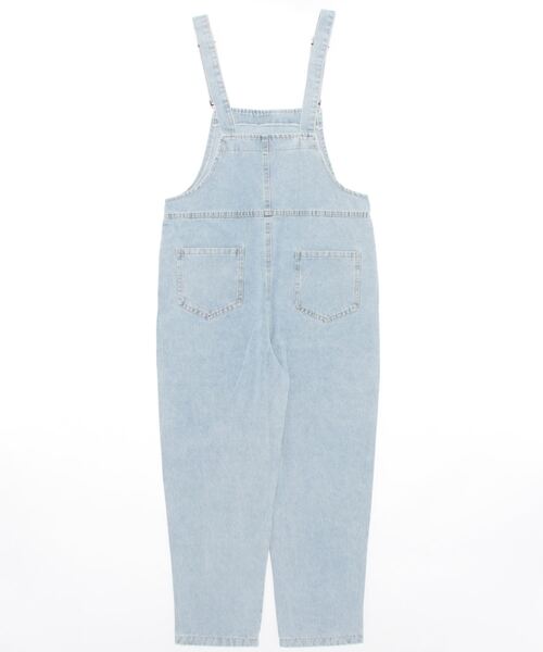 SpRay（スプレイ）の「デニムサロペット（サロペット/オーバーオール・レディース・サックスブルー/ブルー・MEDIUM/LARGE）」の4枚目の写真