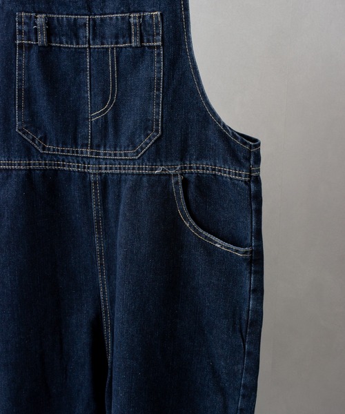 SpRay（スプレイ）の「デニムサロペット（サロペット/オーバーオール・レディース・サックスブルー/ブルー・MEDIUM/LARGE）」の7枚目の写真
