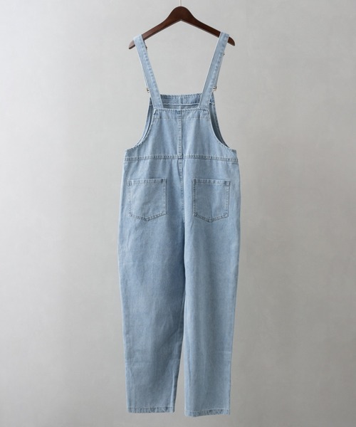 SpRay（スプレイ）の「デニムサロペット（サロペット/オーバーオール・レディース・サックスブルー/ブルー・MEDIUM/LARGE）」の13枚目の写真