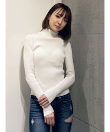 GYDA | タートルネック リブニットTOPS(ニット/セーター)