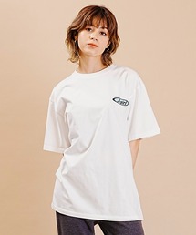 【ムラサキスポーツ別注】X-GIRL/エックスガール ワンポイントTシャツ ロゴT クルーネック半袖Tシャツ 105232011035