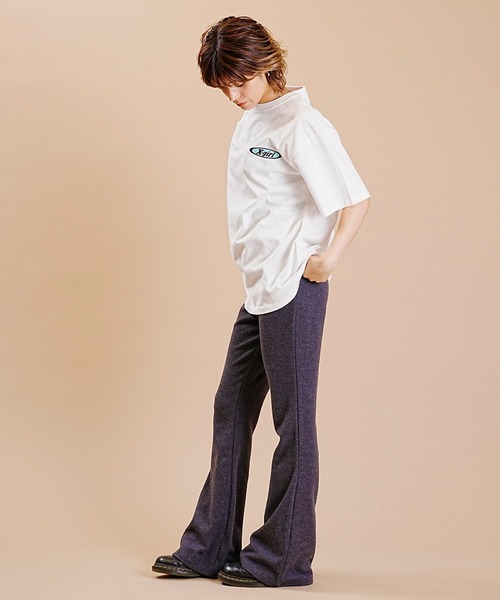 X-girl(エックスガール)の「【ムラサキスポーツ別注】X-GIRL/エックスガール ワンポイントTシャツ ロゴT クルーネック半袖Tシャツ 105232011035(Tシャツ/カットソー・レディース・ブラック/ブルー/ホワイト・XL/L/M)」の17枚目の写真