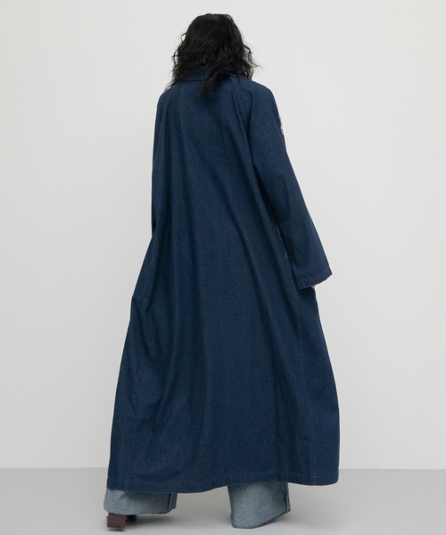 VACANCY（ヴァカンシー）の「リバーシブルデニムコート（デニムジャケット・レディース・ダークインディゴブルー/ブラック・FREE）」の13枚目の写真