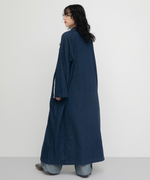 VACANCY（ヴァカンシー）の「リバーシブルデニムコート（デニムジャケット・レディース・ダークインディゴブルー/ブラック・FREE）」の15枚目の写真